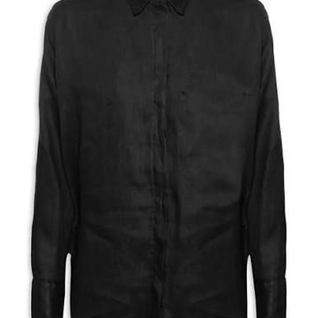 Camisa de Linho Manga Longa